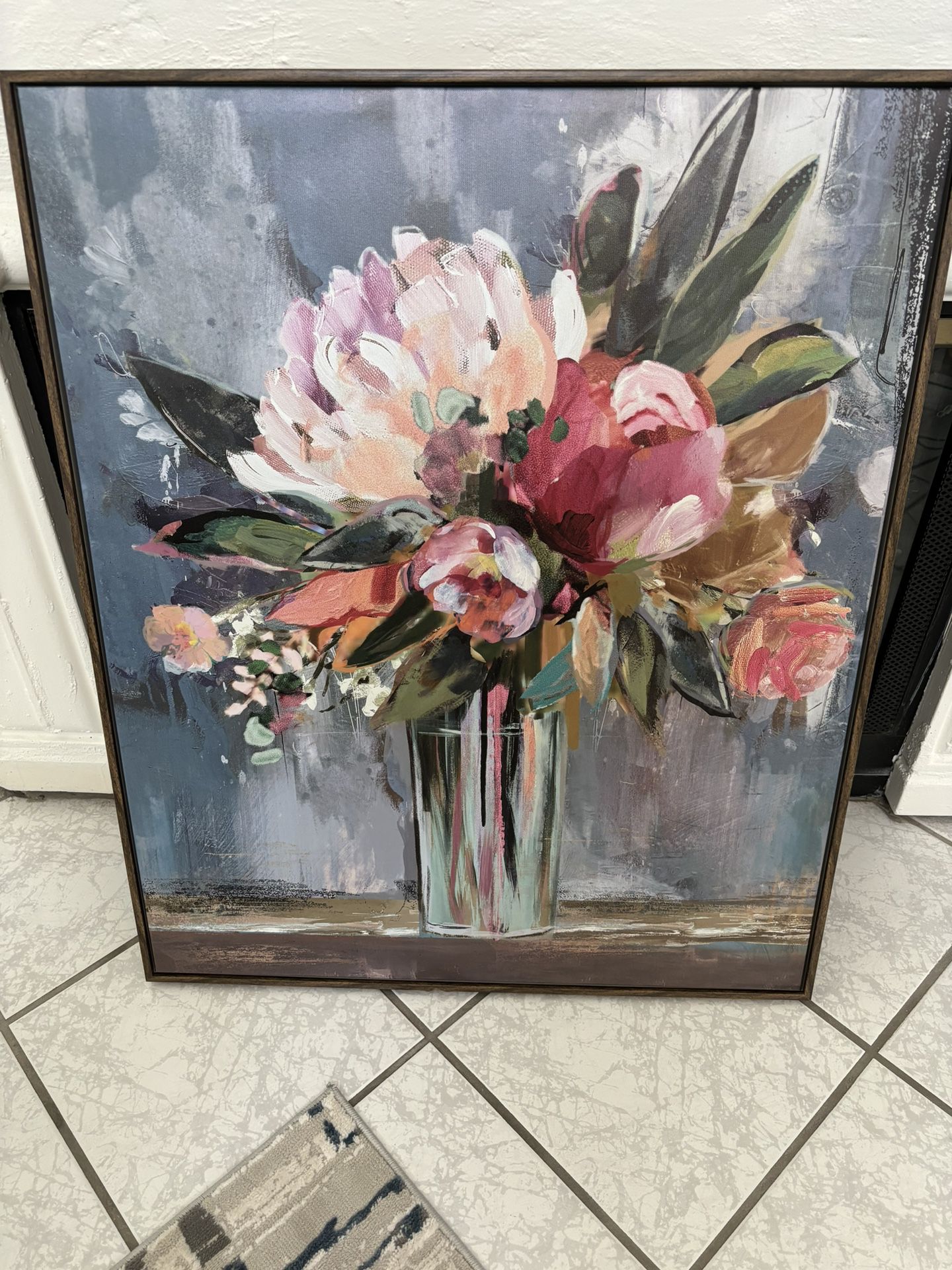 Frames Painting Of Floral Arrangement 