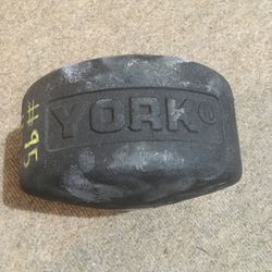 York Blob half 95# for grip training