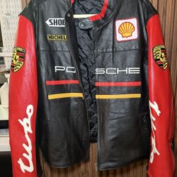 Vintage Porsche Leather Jacket