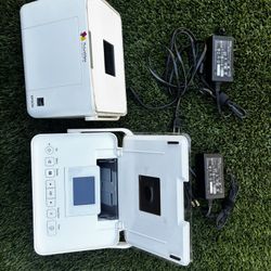 Four (4) Epson PictureMate Printers (2x PM 225 & 2x PM 260) - 4 Print Packs - AS-IS 