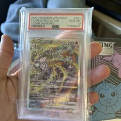 JPN MEWTO X CHARIZARD VSTAR PSA 10