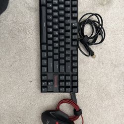Red Dragon Mechanical Gaming Keyboard And Wired Mouse