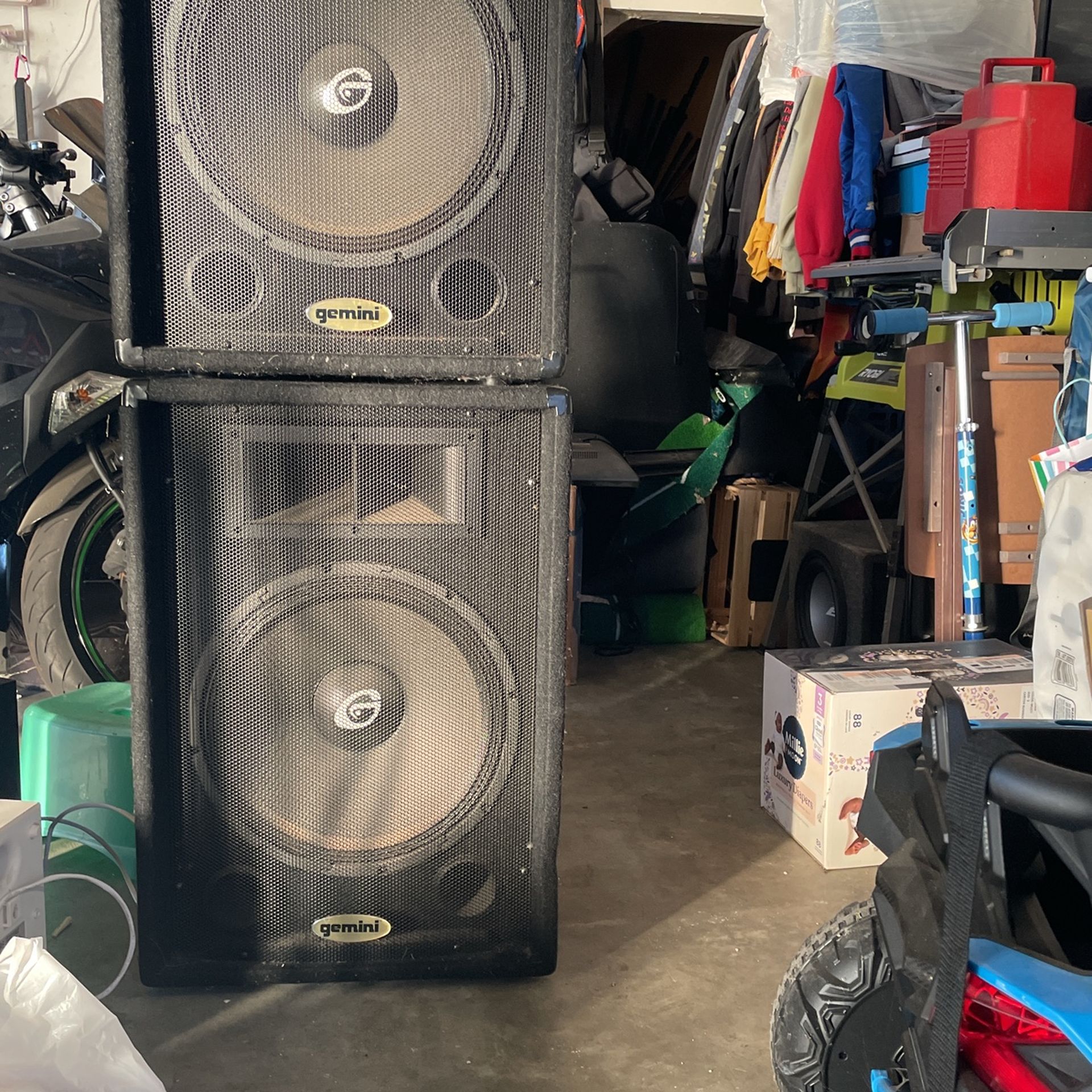 Gemini Speakers 15” Woofer 8 Ohms 320w