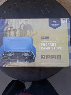 Stansport 2 burner regulated propane camp stove
