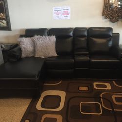 Black Reclining Couch