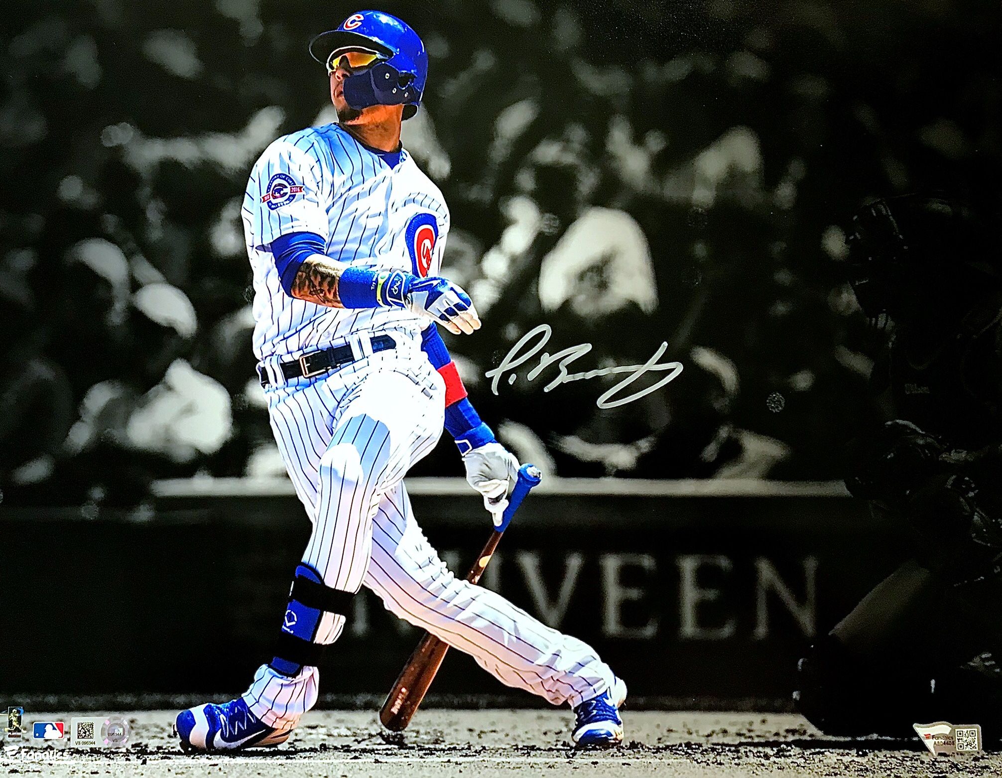 Javier Baez Chicago Cubs Signed 11x14 Photo 2016 World Series Autograph —MLB + Fanatics COA