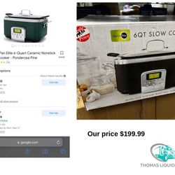 Green Pan 6 Qt Slow cooker 