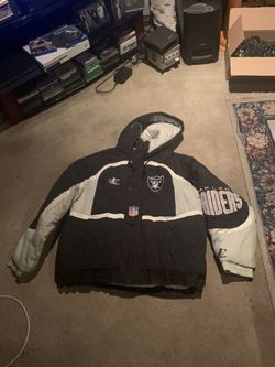 Logo athletic raiders jacket