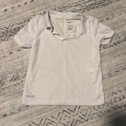 White Nike Polo 3T