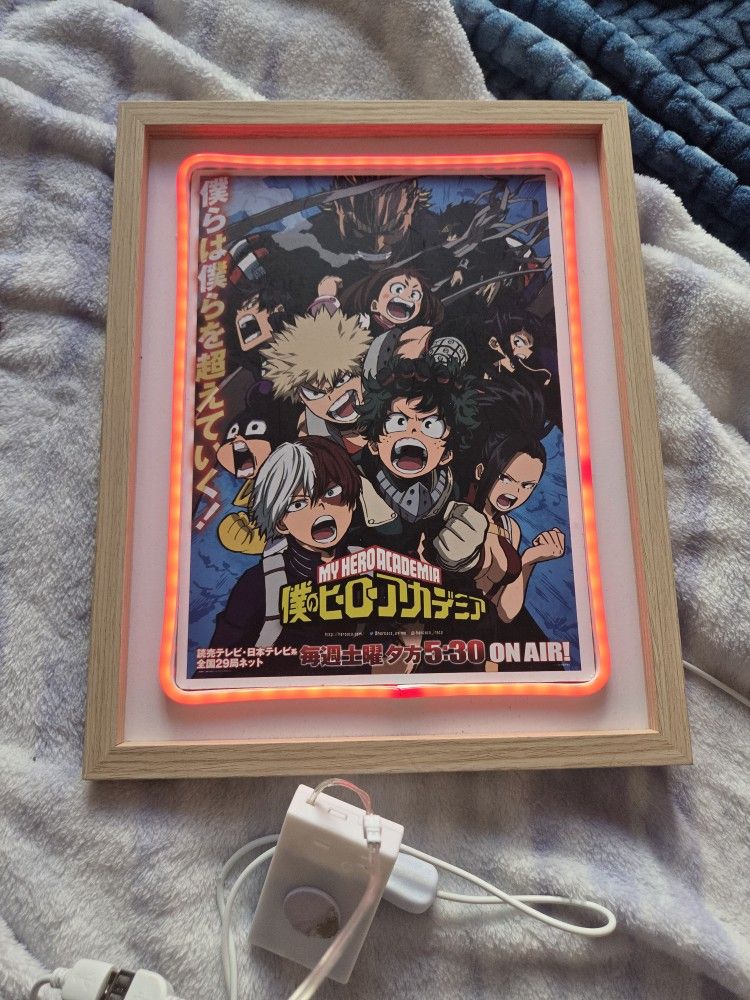 My Hero Academia Light Up Wall Decor
