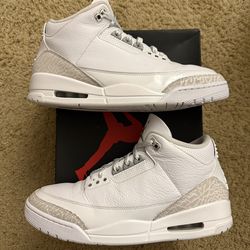 Size 12 (Pre owned, with box) - 2025 Air jordan 3 retro pure money