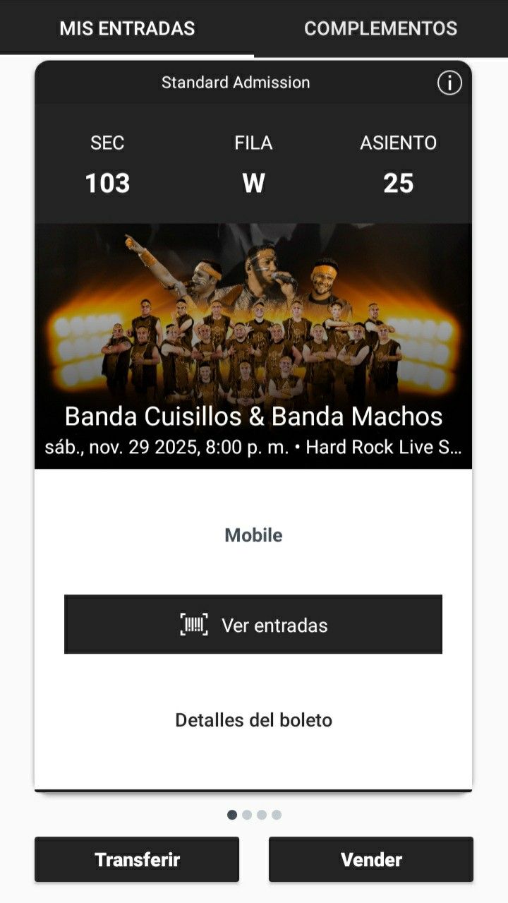 Cuisillos Y Banda Machos En Hard Rock Casino,  