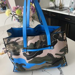 Valentino Leather  Tote Bag 