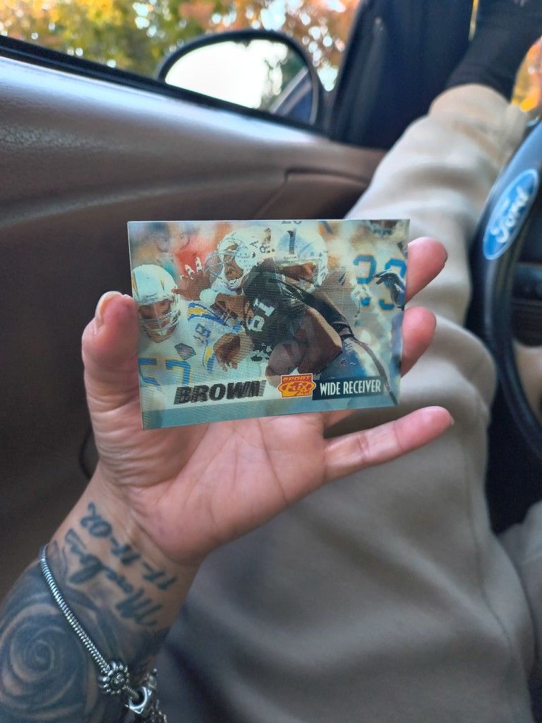 Raider Collectable Card Brown 