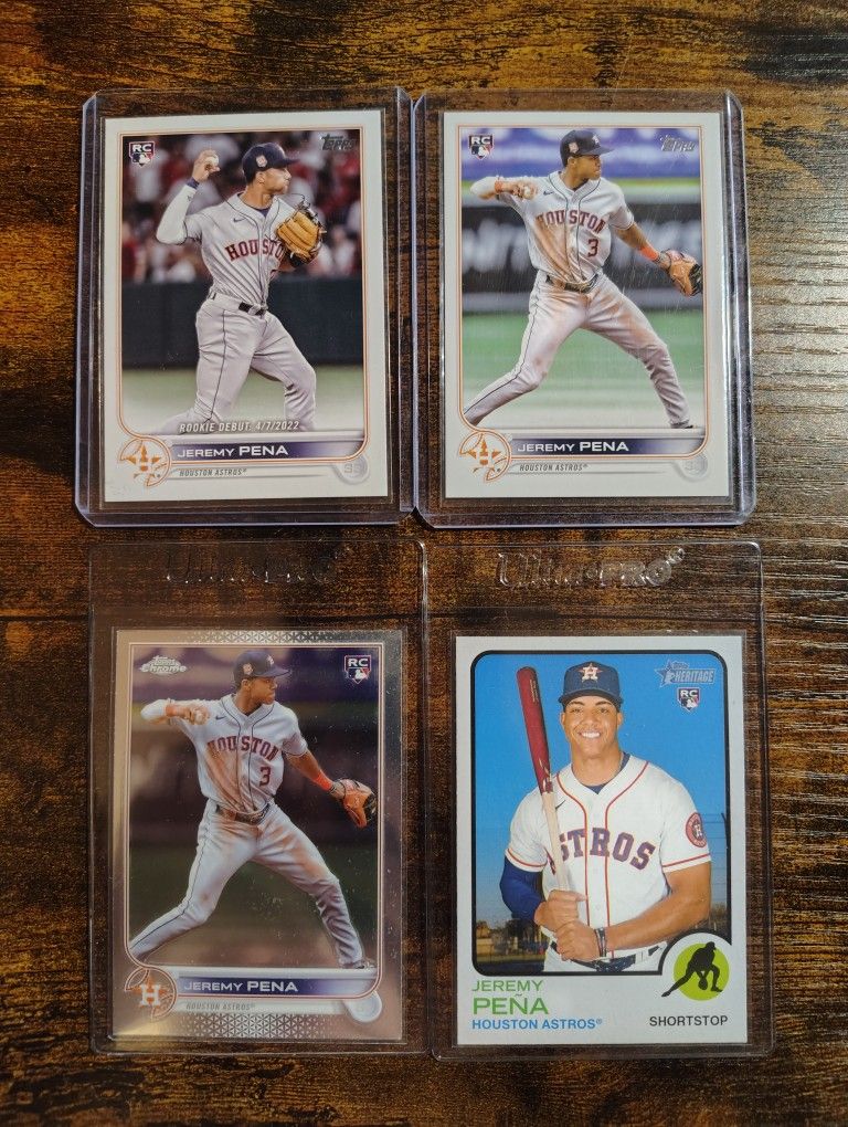 Jeremy Pena Baseball Card Collection!!