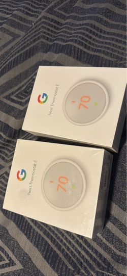 2 Google nest thermostat e