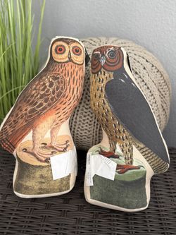 New *Set of two Pillow Owls* $40 for both