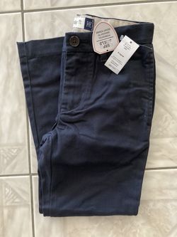New gap uniform blue pants size 6 years