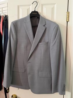 Bar Ill Slim Fit Men's Light Gray Suit 42S Jacket & 38x30 Pants