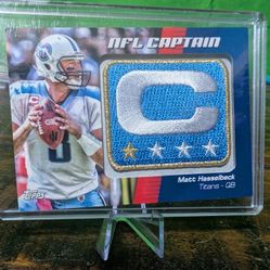 2012 Topps Captain's Patch Matt Hasselback 