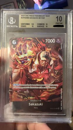 2023 ONE PIECE PARAMOUNT WAR #OP02099 SAKAZUKI SR PAR