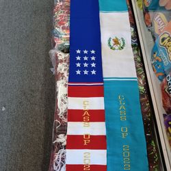 Estolas De Graduacion, Graduation Sashes, Flags, Banderas, 2022