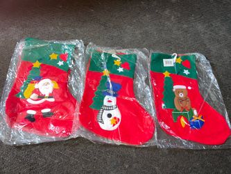Brand new Christmas stockings