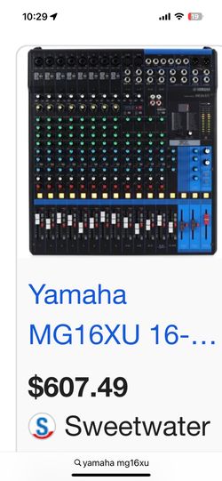 Yamaha MG16XU MIXER