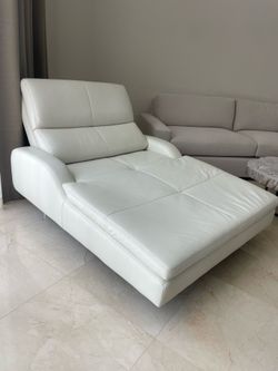 Lounger double leather