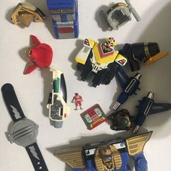 vintage power rangers toys