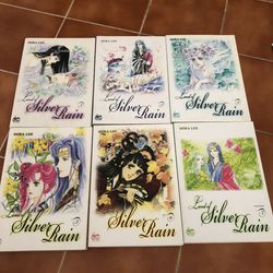 Land Of Silver Rain 1-3, 5-7 Manga Lot