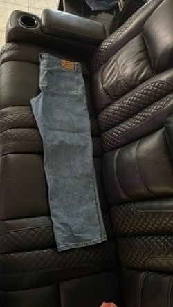 Worn Twice-Free World Jeans Size 40- Light blue