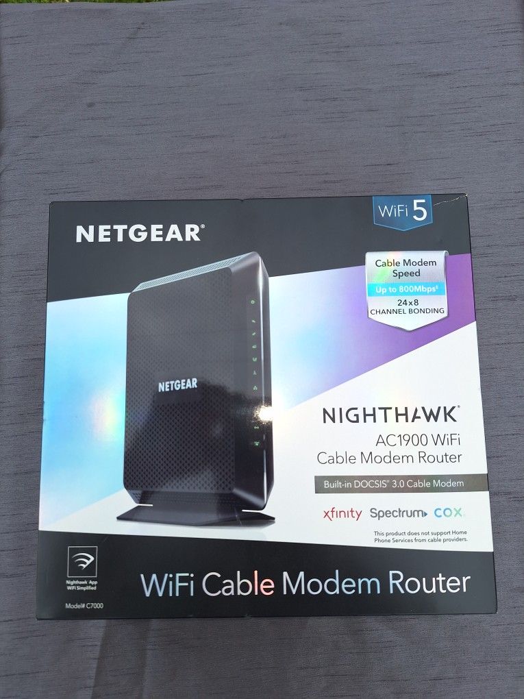 Like New Netgear Nighthawk Modem Router