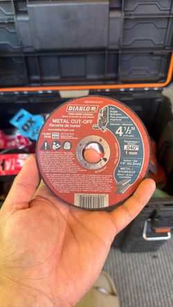 Diablo 4-1/2" Metal Cut-Off Wheel x6