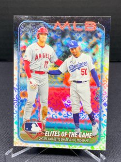 2024 Topps Series One Shohei Ohtani Mookie Betts Elites Of The Game ASG Foil