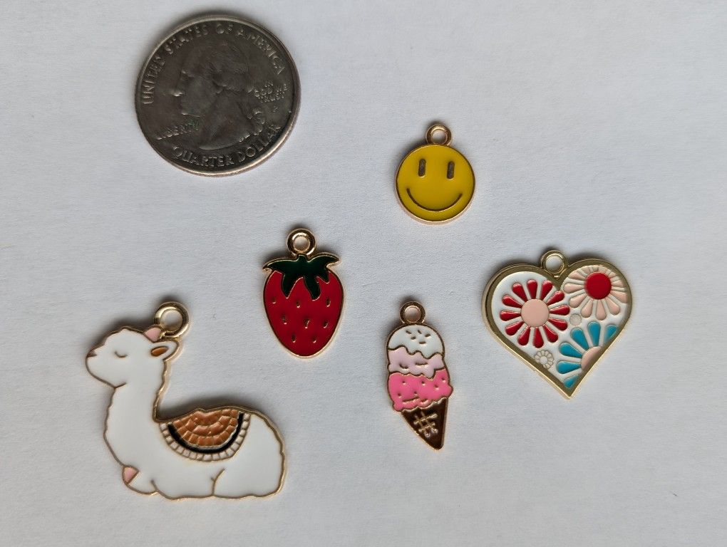 Random Pendant Charms Necklace Bracelet