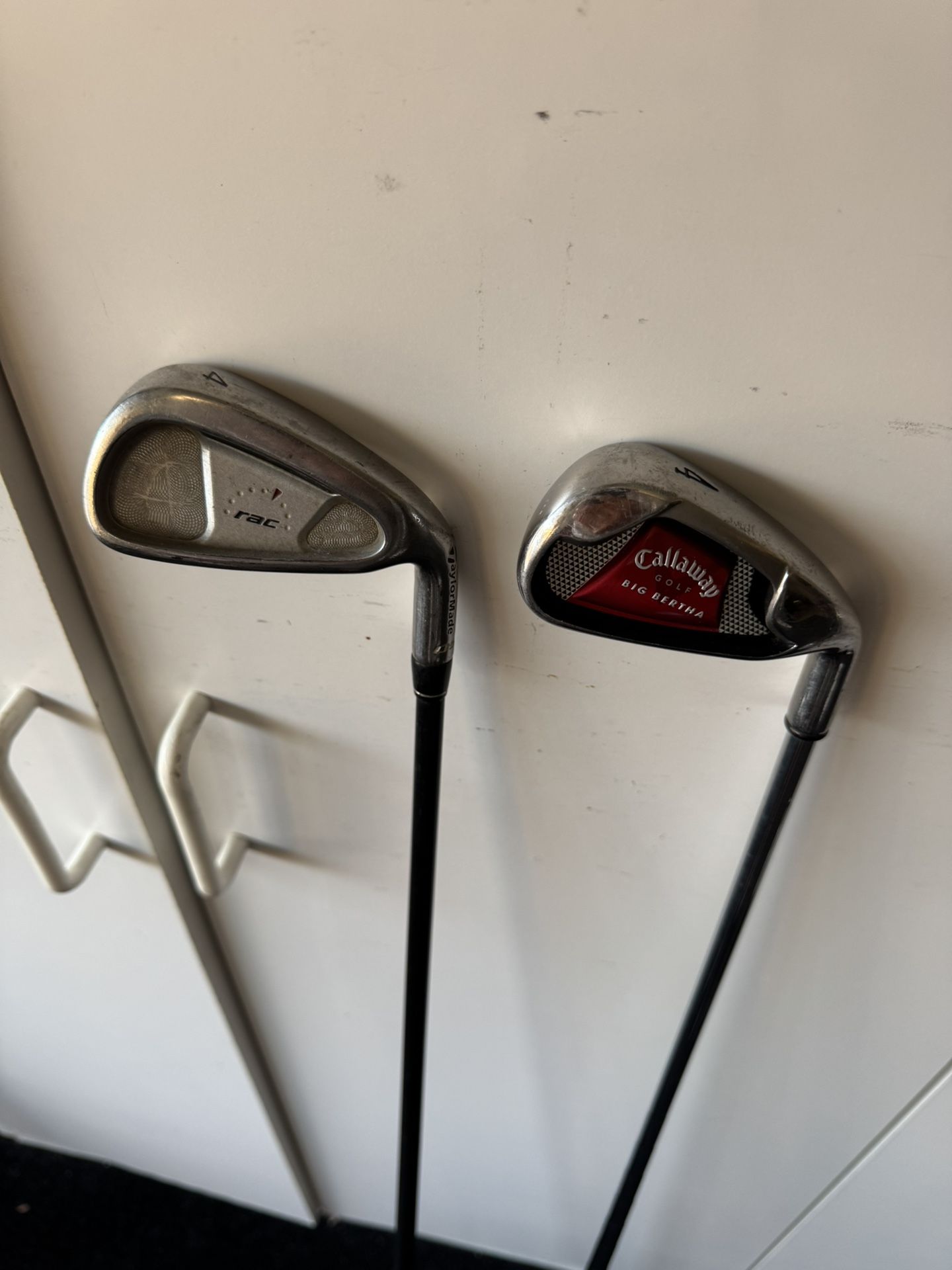 Taylormade And Callaway Golf 4 Irons