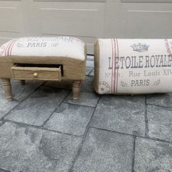 Faux French Footstools 2 For $20