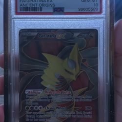 Giratina EX Full Art Ancient Origins PSA 10