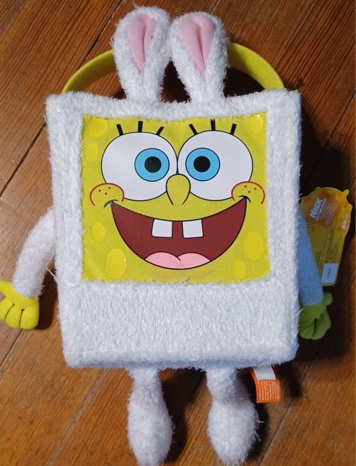 SpongeBob SquarePants Easter basket brand new. Nickelodeon 