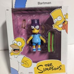 The Simpsons Bartman Action Figure Jakks Pacific Sealed Collectible Toy
