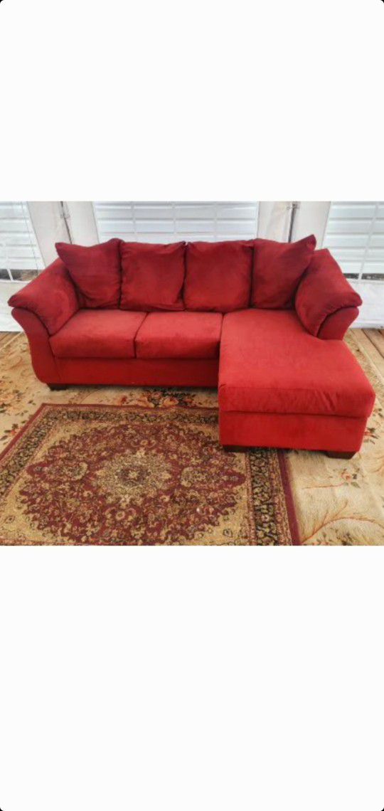 Red Sectional (I Can Deliver)