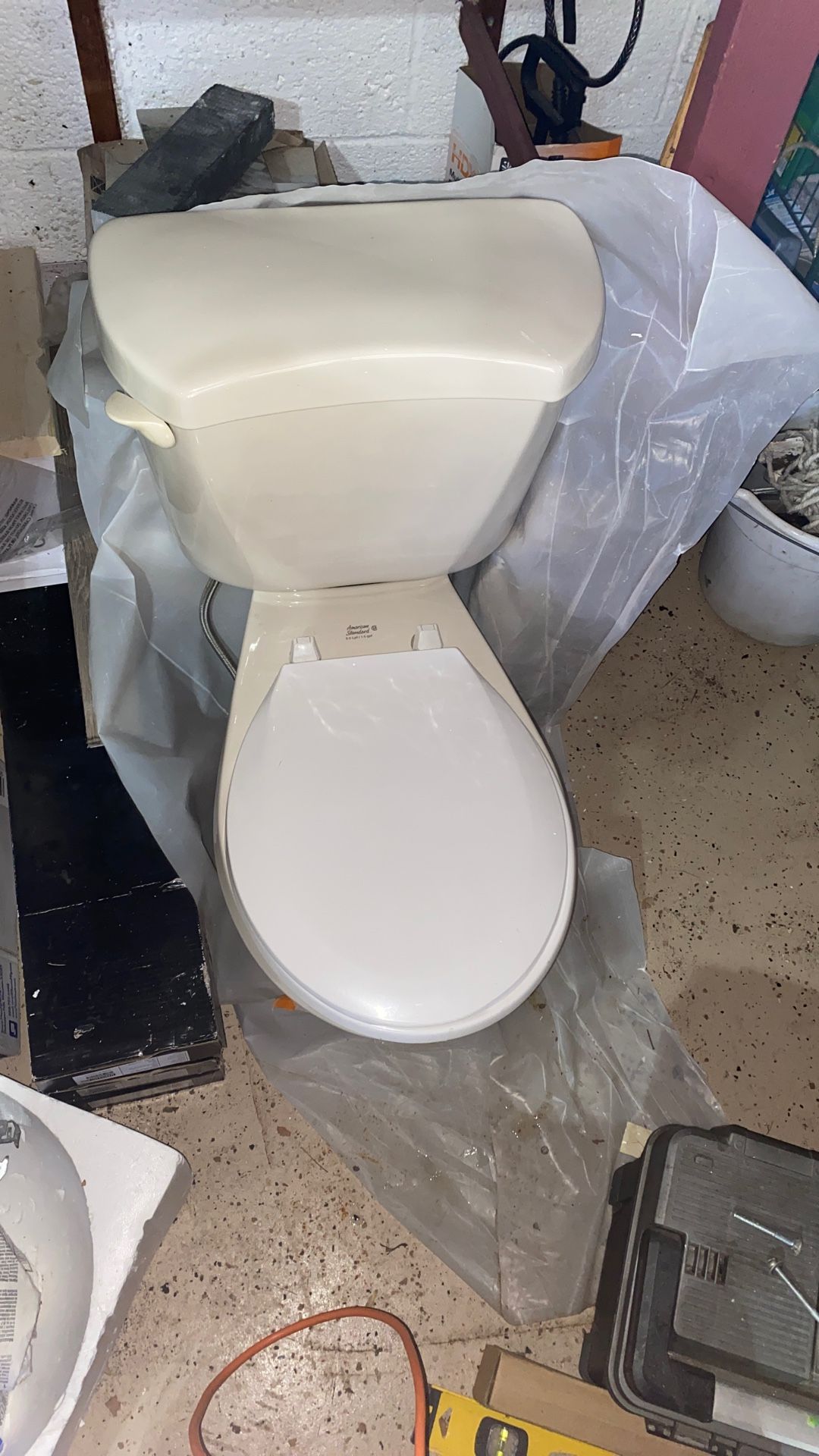 Beige Toilet