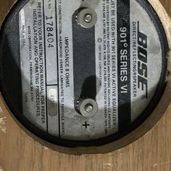 Bose 901 Speakers
