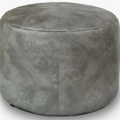 New Round Foot Rest Grey Ottoman . 