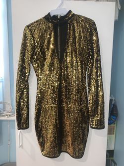 FANCY GOLD DRESS!!!!