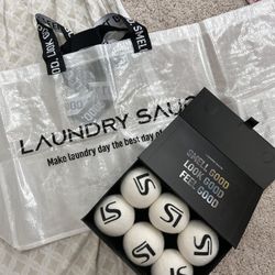 Laundry bag & Wool Dryer Ball set of 6.