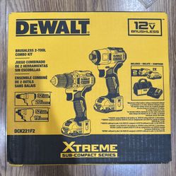 XTREME 2-Tool 12V MAX XR Brushless Drill/Impact Driver with Bag (2-Batteries and Charger Included)