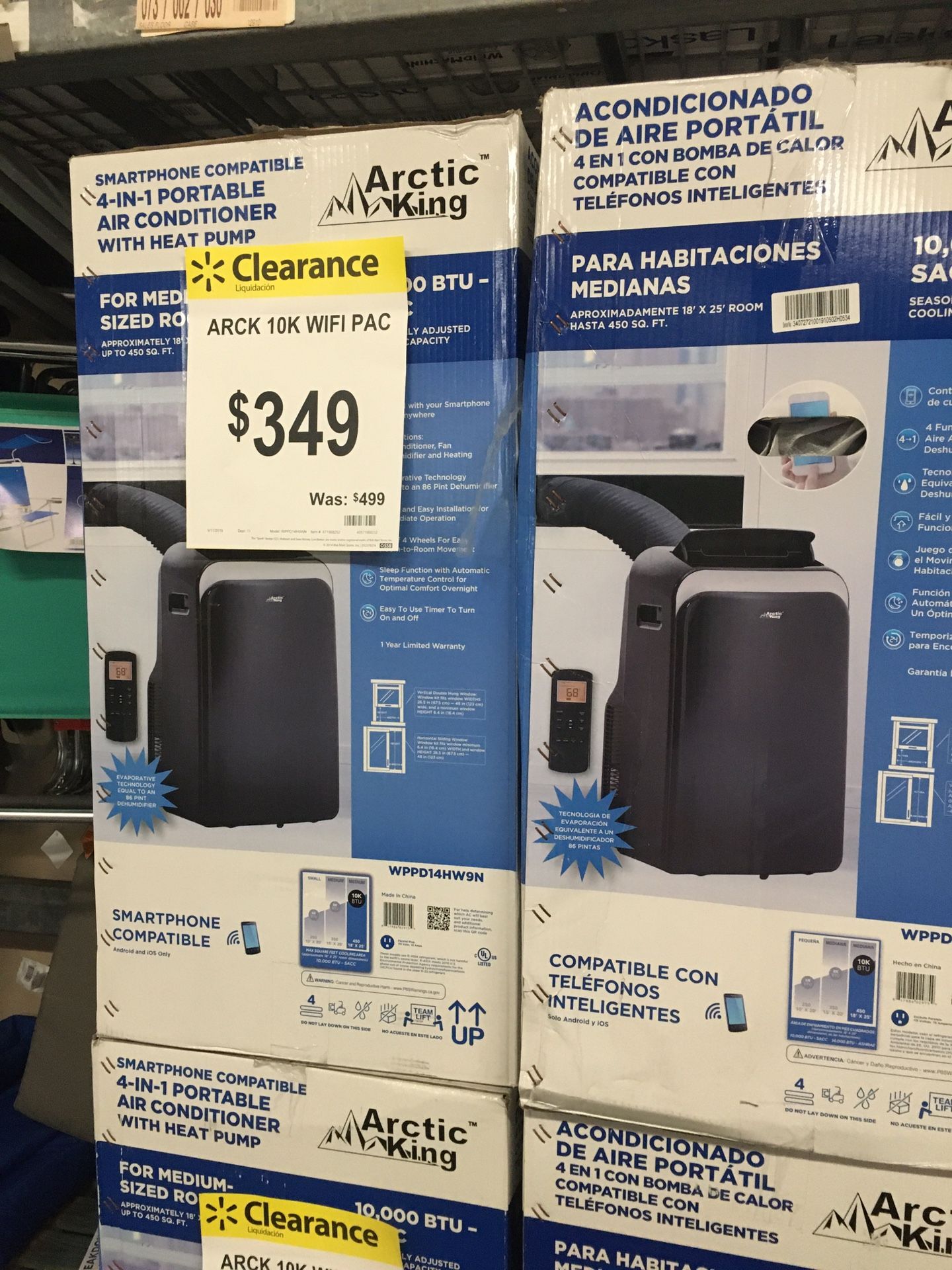 Portable air conditioner. Original price. $500