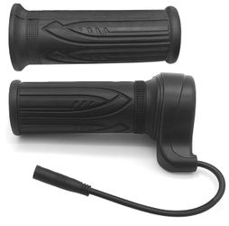 1 Pair 20X E-Bike Full Twist Throttle Grip, 24V-72V